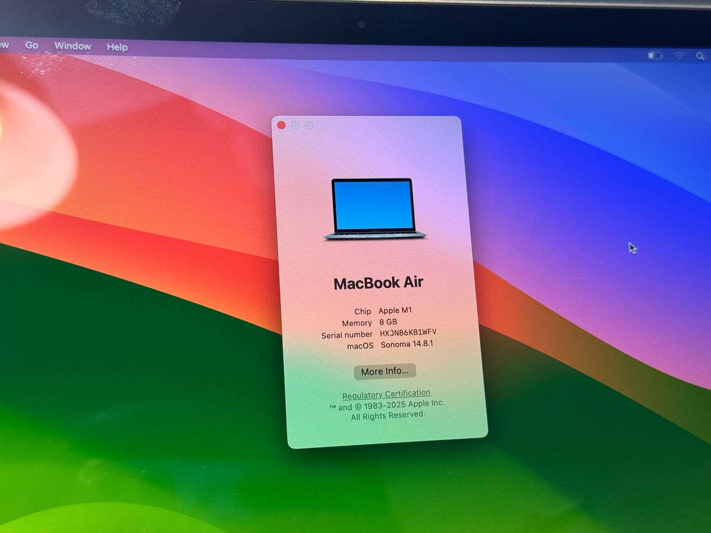 Pre-owned Apple 13" Macbook Air M1 2020 - A/B-Grade