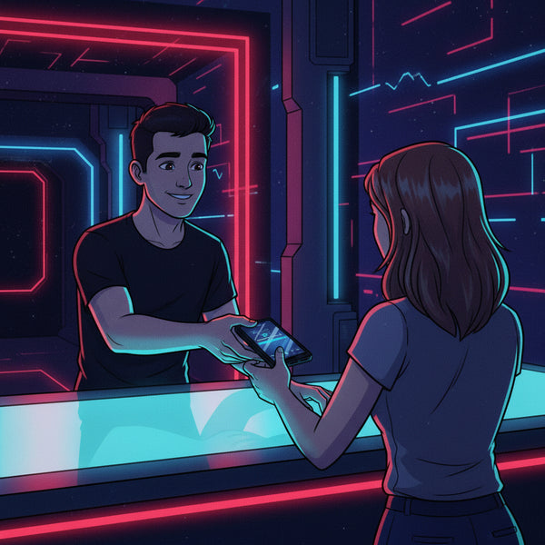 Book-in & Hand in device